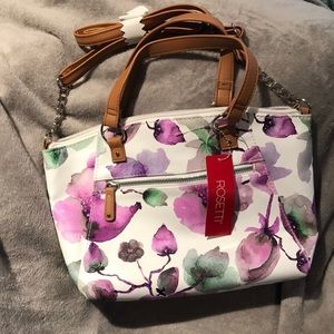 NEW Rosetti Floral Satchel Handbag